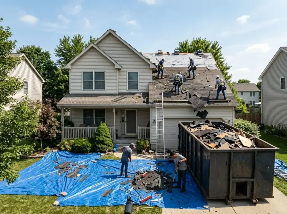 roof-replacement-debris-remova-004 — frequently asked questions, Cheapest Dumpster Rentals in Fairbury, IL